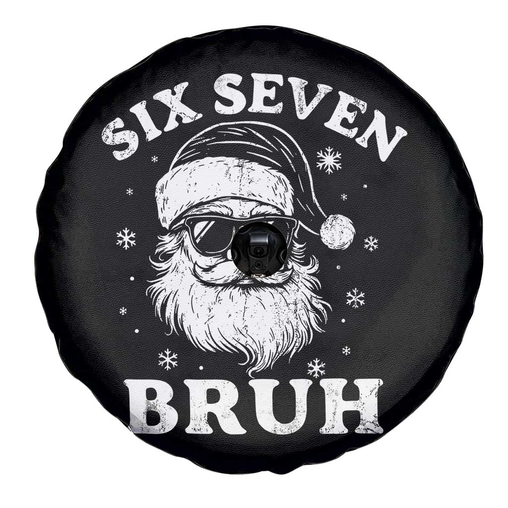 67 Christmas Six Seven Bruh Spare Tire Cover Funny Santa 6 7 Meme TS10 Print Your Wear