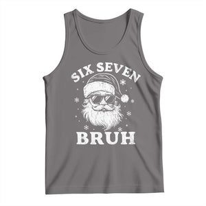 67 Christmas Six Seven Bruh Tank Top Funny Santa 6 7 Meme TS10 Deep Heather Print Your Wear