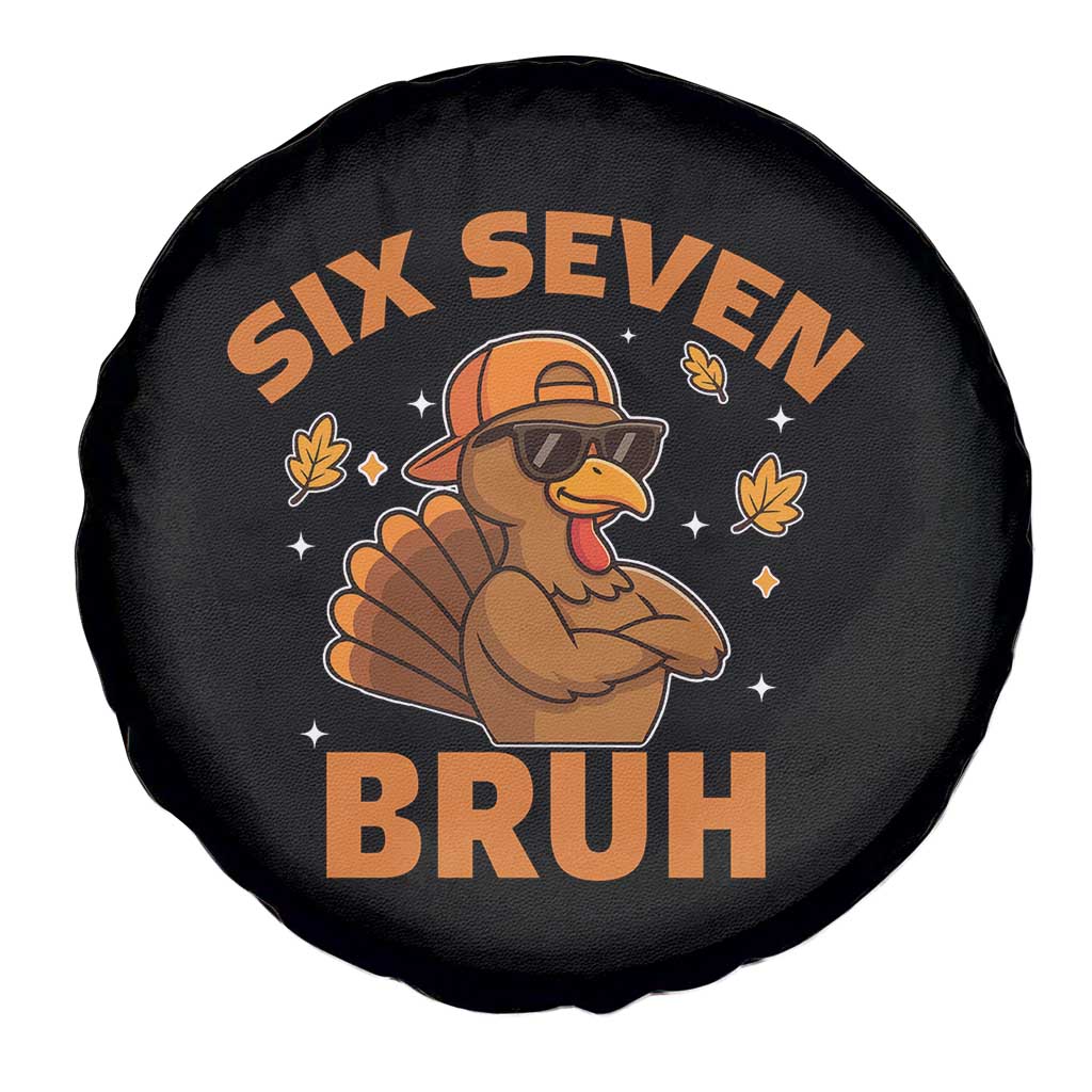 67 Funny Thanksgiving Spare Tire Cover Six Seven Bruh 6 7 Turkey Meme TS10 Print Your Wear