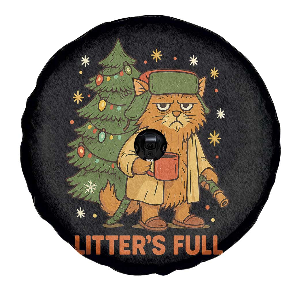 Litters Full Spare Tire Cover Funny Christmas Vacation Cat TS10 Print Your Wear