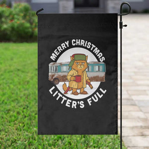 Merry Christmas Litters Full Garden Flag Funny Christmas Vacation Cat TS10 Print Your Wear