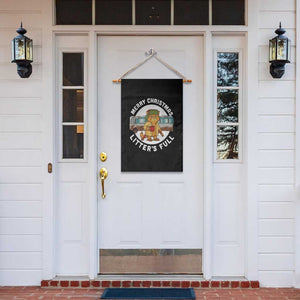 Merry Christmas Litters Full Garden Flag Funny Christmas Vacation Cat TS10 Print Your Wear