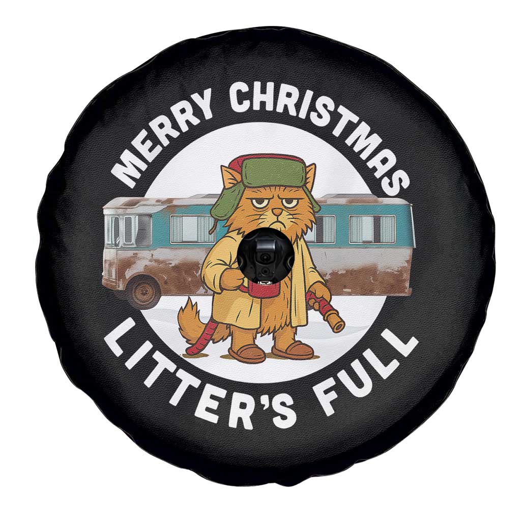Merry Christmas Litters Full Spare Tire Cover Funny Christmas Vacation Cat TS10 Print Your Wear