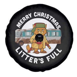 Merry Christmas Litters Full Spare Tire Cover Funny Christmas Vacation Cat TS10 Print Your Wear
