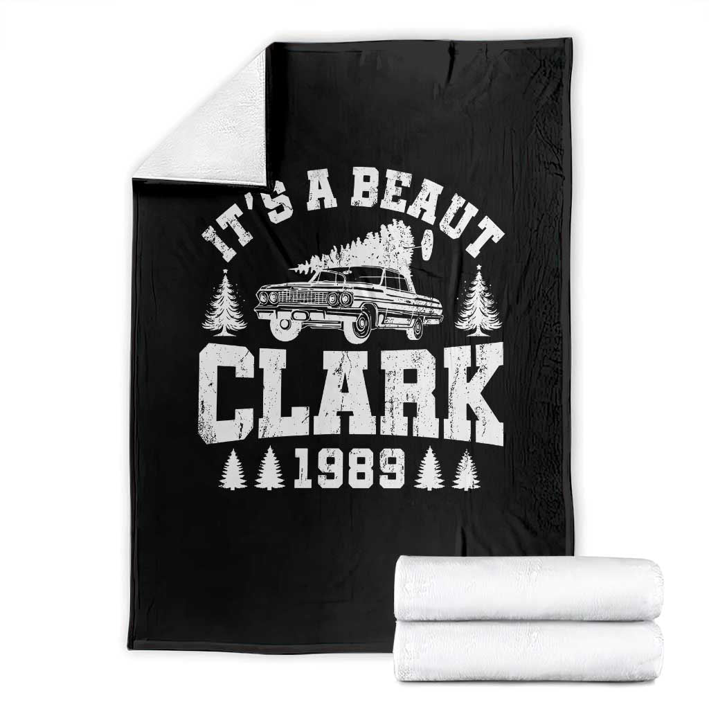 It's a Beaut Clark Throw Blanket Funny Christmas Vacation TS10 Black Print Your Wear