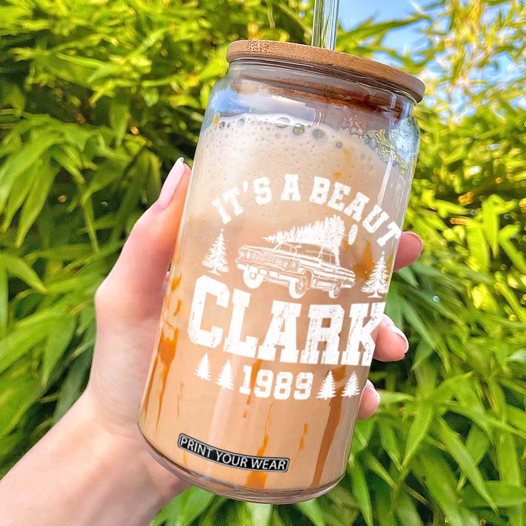 It's a Beaut Clark Glass Can Funny Christmas Vacation TS10 Black Print Your Wear