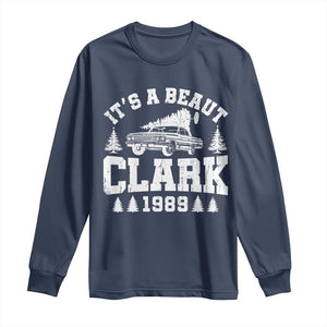 It's a Beaut Clark Long Sleeve Shirt Funny Christmas Vacation TS10 Navy Print Your Wear