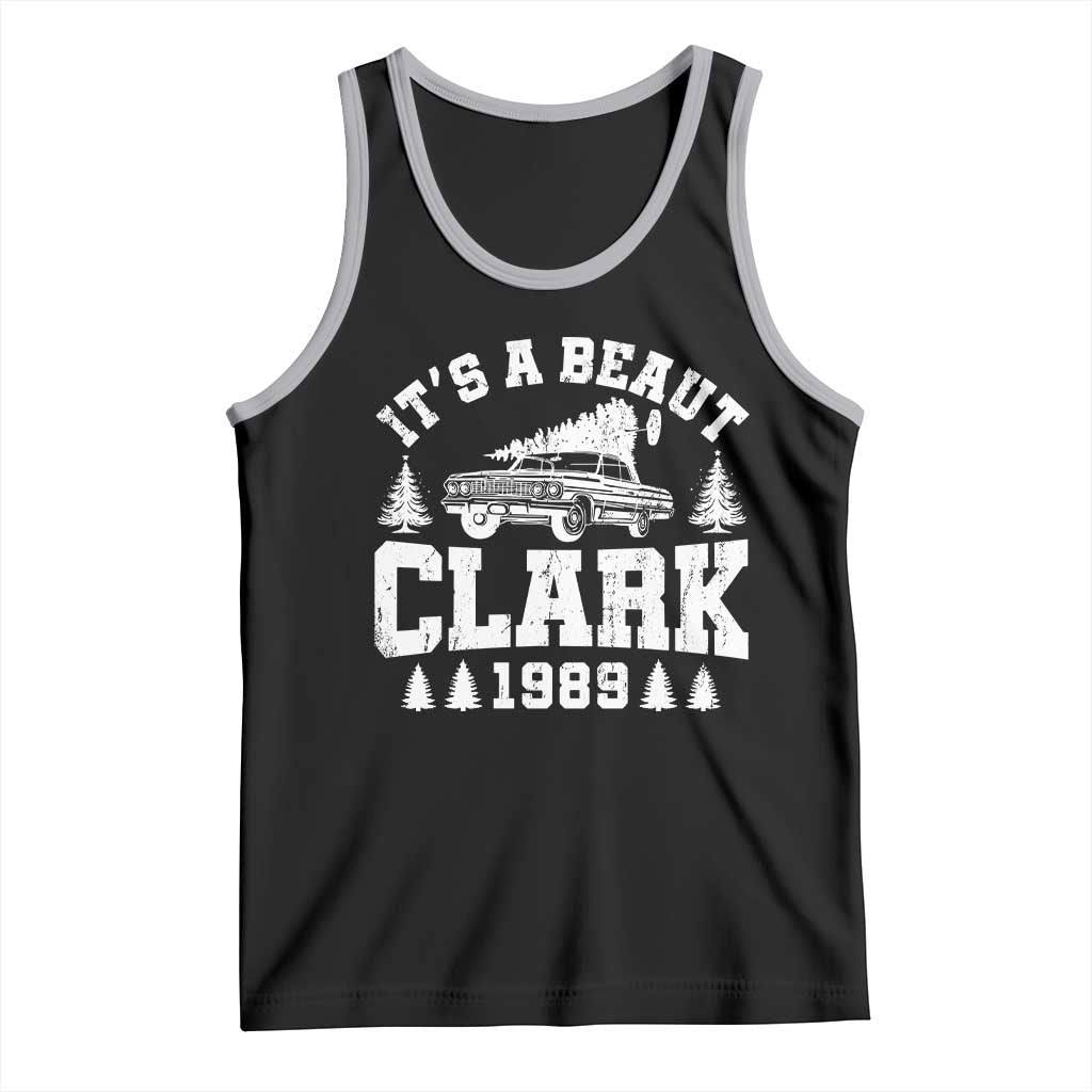 It's a Beaut Clark Tank Top Funny Christmas Vacation TS10 Black Athletic Heather Print Your Wear