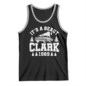 It's a Beaut Clark Tank Top Funny Christmas Vacation TS10 Black Athletic Heather Print Your Wear