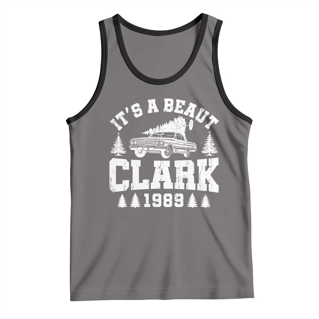 It's a Beaut Clark Tank Top Funny Christmas Vacation TS10 Deep Heather Black Print Your Wear