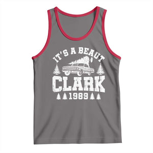 It's a Beaut Clark Tank Top Funny Christmas Vacation TS10 Deep Heather Red Print Your Wear
