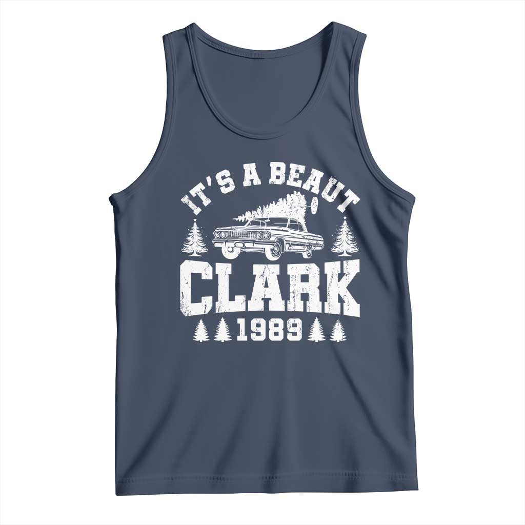 It's a Beaut Clark Tank Top Funny Christmas Vacation TS10 Navy Print Your Wear
