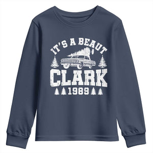 It's a Beaut Clark Youth Sweatshirt Funny Christmas Vacation TS10 Navy Print Your Wear