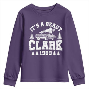 It's a Beaut Clark Youth Sweatshirt Funny Christmas Vacation TS10 Purple Print Your Wear