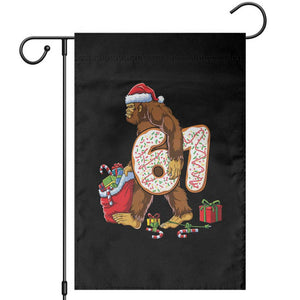 Christmas Bigfoot 67 Meme Garden Flag Funny Six Seven Gen Alpha Slang Sasquatch TS10 Black Print Your Wear