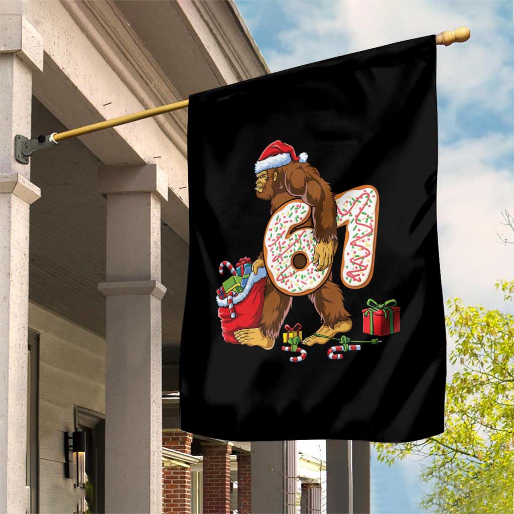 Christmas Bigfoot 67 Meme Garden Flag Funny Six Seven Gen Alpha Slang Sasquatch TS10 Print Your Wear