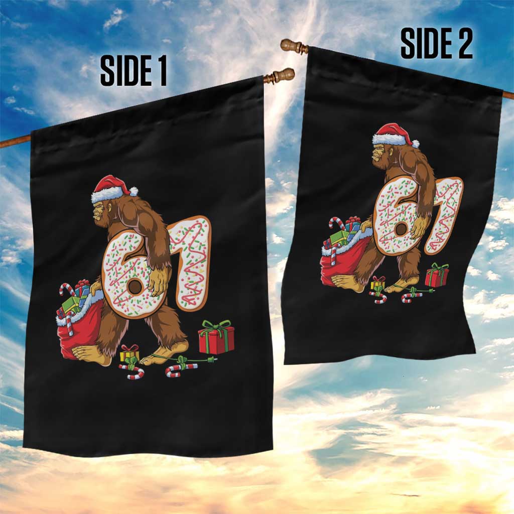 Christmas Bigfoot 67 Meme Garden Flag Funny Six Seven Gen Alpha Slang Sasquatch TS10 Print Your Wear