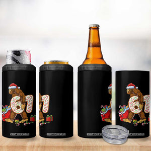 Christmas Bigfoot 67 Meme 4 in 1 Can Cooler Tumbler Funny Six Seven Gen Alpha Slang Sasquatch TS10 Print Your Wear