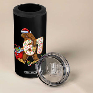 Christmas Bigfoot 67 Meme 4 in 1 Can Cooler Tumbler Funny Six Seven Gen Alpha Slang Sasquatch TS10 Print Your Wear
