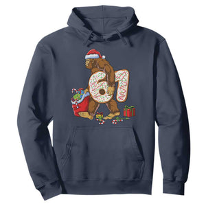 Christmas Bigfoot 67 Meme Hoodie Funny Six Seven Gen Alpha Slang Sasquatch TS10 Navy Print Your Wear