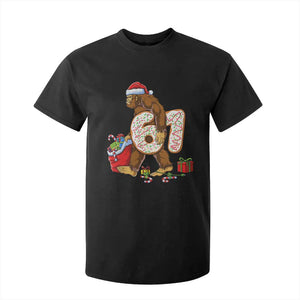 Christmas Bigfoot 67 Meme T Shirt For Kid Funny Six Seven Gen Alpha Slang Sasquatch TS10 Black Print Your Wear