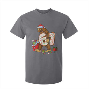 Christmas Bigfoot 67 Meme T Shirt For Kid Funny Six Seven Gen Alpha Slang Sasquatch TS10 Charcoal Print Your Wear