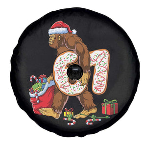 Christmas Bigfoot 67 Meme Spare Tire Cover Funny Six Seven Gen Alpha Slang Sasquatch TS10 Print Your Wear