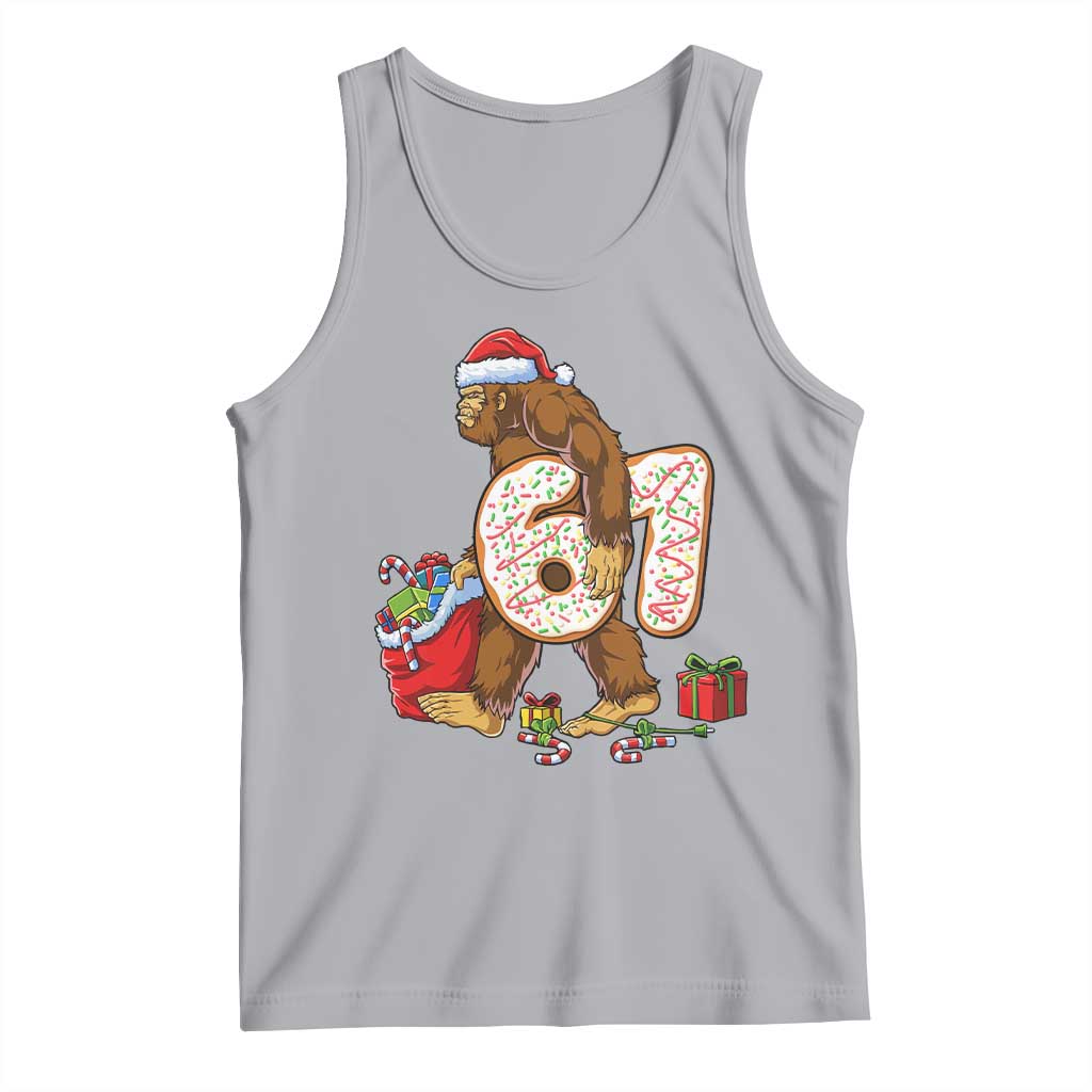 Christmas Bigfoot 67 Meme Tank Top Funny Six Seven Gen Alpha Slang Sasquatch TS10 Athletic Heather Print Your Wear