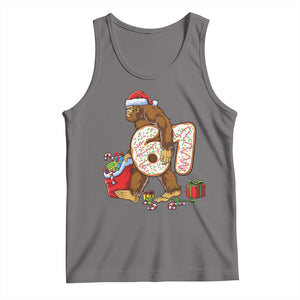 Christmas Bigfoot 67 Meme Tank Top Funny Six Seven Gen Alpha Slang Sasquatch TS10 Deep Heather Print Your Wear