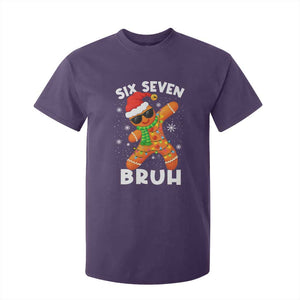 67 Christmas Six Seven Bruh Gingerbread T Shirt For Kid Funny Six Seven Meme Boys TS10 Purple Print Your Wear