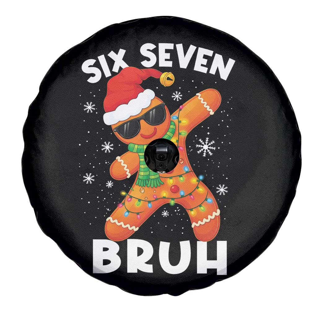 67 Christmas Six Seven Bruh Gingerbread Spare Tire Cover Funny Six Seven Meme Boys TS10 Print Your Wear