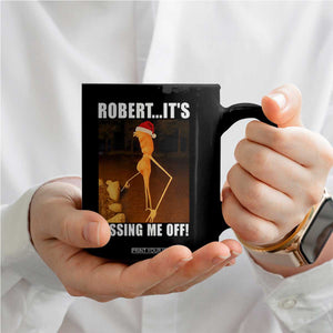 Marcus The Worm Christmas Coffee Mug Robert Its Pissing Me Off Xmas Meme TS10 Print Your Wear
