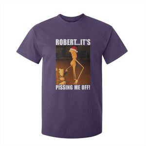 Marcus The Worm Christmas T Shirt For Kid Robert Its Pissing Me Off Xmas Meme TS10 Purple Print Your Wear