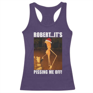 Marcus The Worm Christmas Racerback Tank Top Robert Its Pissing Me Off Xmas Meme TS10 Purple Print Your Wear