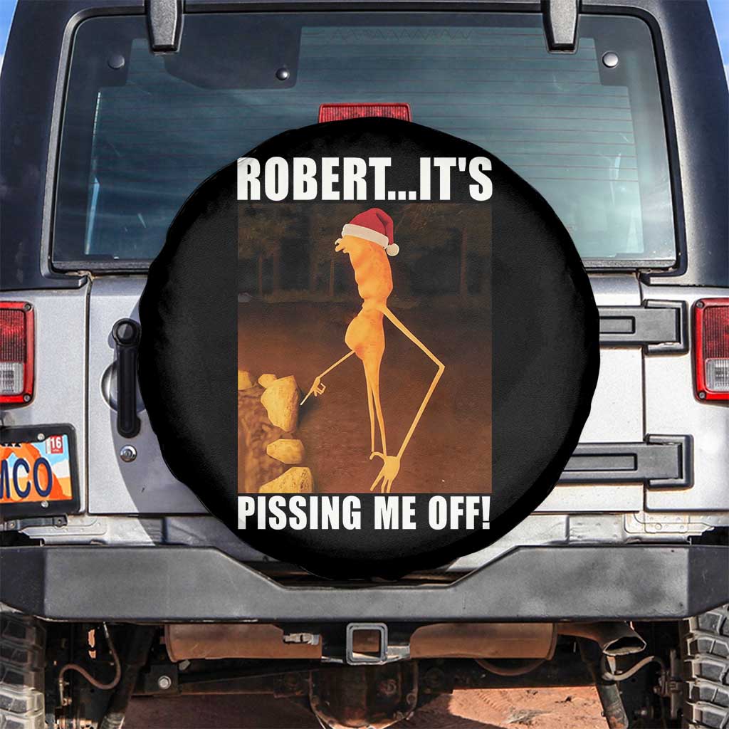 Marcus The Worm Christmas Spare Tire Cover Robert Its Pissing Me Off Xmas Meme TS10 No hole Black Print Your Wear