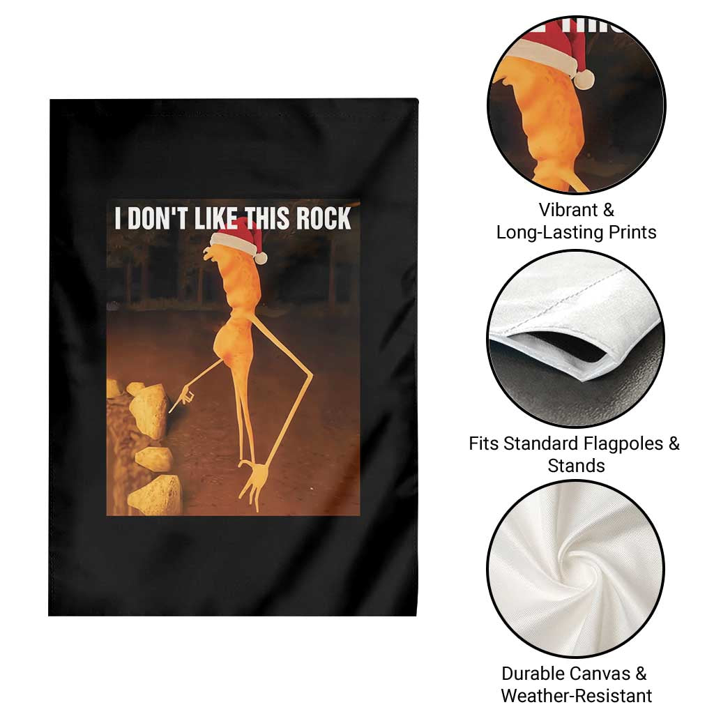 Marcus The Worm I Don't Like This Rock Garden Flag TS10 Print Your Wear