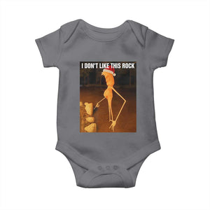 Marcus The Worm I Don't Like This Rock Baby Onesie TS10 Charcoal Print Your Wear