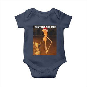 Marcus The Worm I Don't Like This Rock Baby Onesie TS10 Navy Print Your Wear