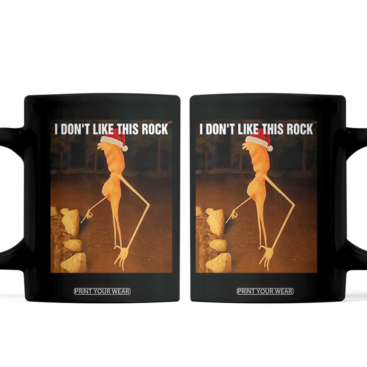 Marcus The Worm I Don't Like This Rock Coffee Mug TS10 Black Print Your Wear