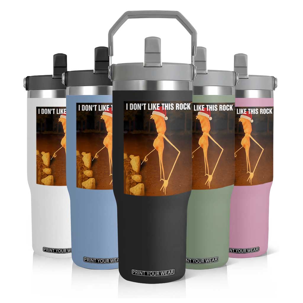 Marcus The Worm I Don't Like This Rock Flip Straw Tumbler TS10 Print Your Wear