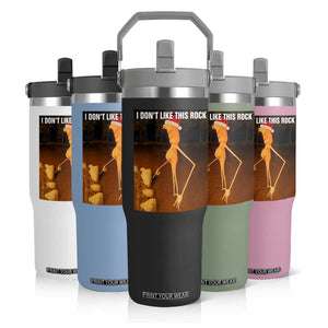 Marcus The Worm I Don't Like This Rock Flip Straw Tumbler TS10 Print Your Wear