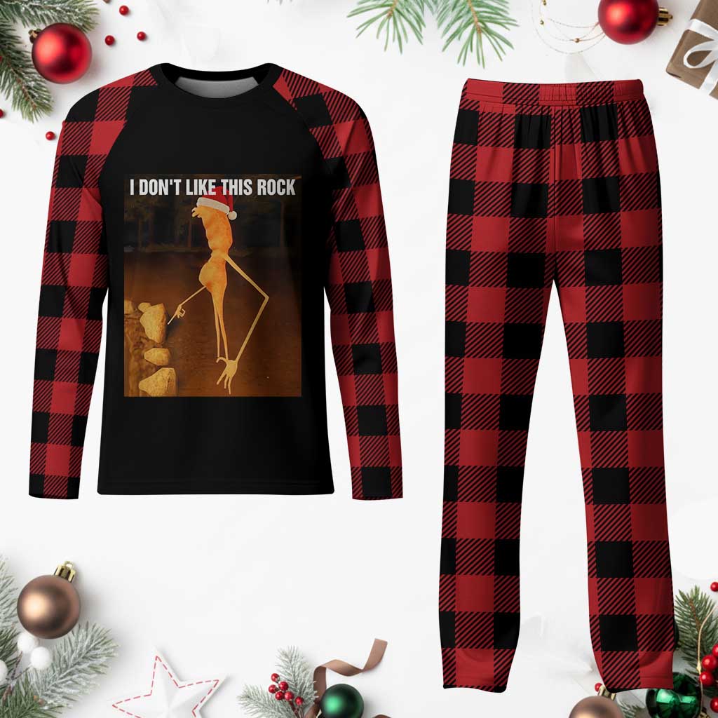 Marcus The Worm I Don't Like This Rock Plaid Pajama Set TS10 Buffalo Plaid Print Your Wear
