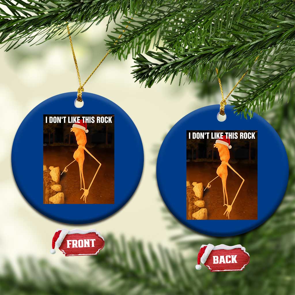 Marcus The Worm I Don't Like This Rock Ceramic Ornament TS10 1pc Blue Print Your Wear