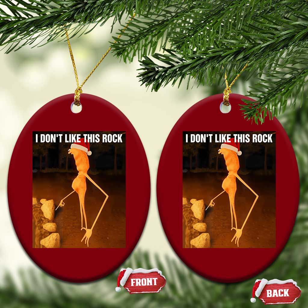 Marcus The Worm I Don't Like This Rock Ceramic Ornament TS10 Print Your Wear
