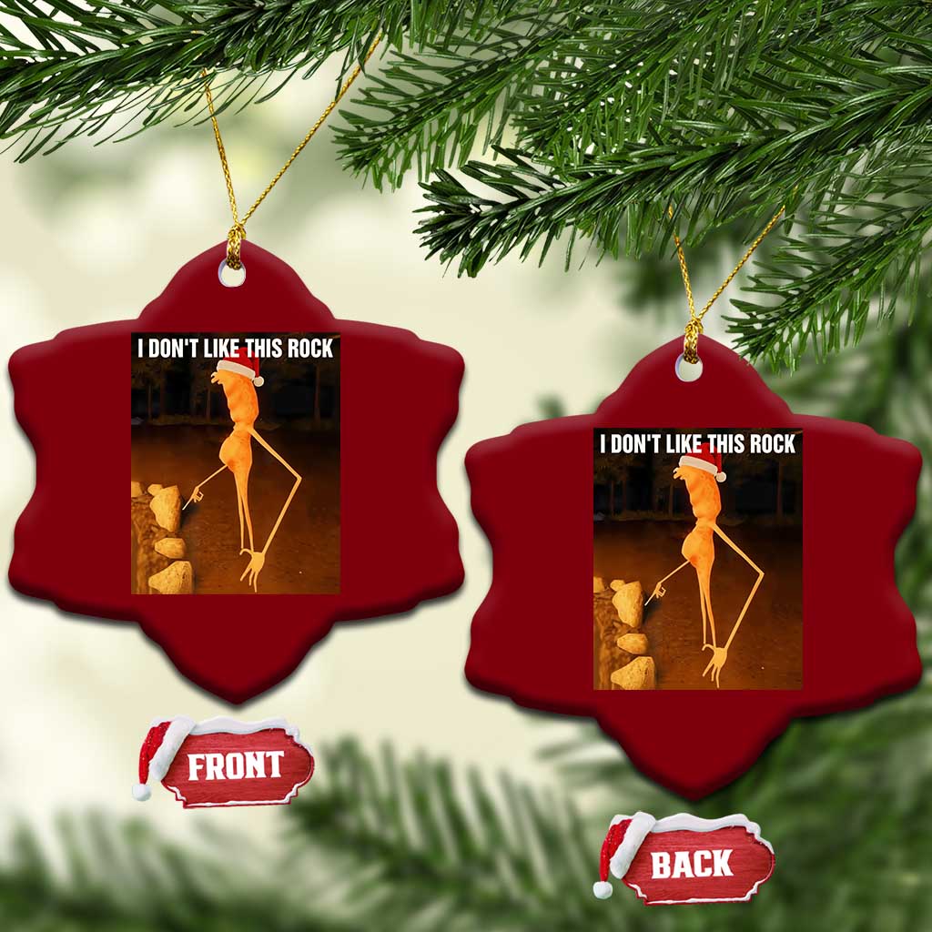 Marcus The Worm I Don't Like This Rock Ceramic Ornament TS10 Print Your Wear