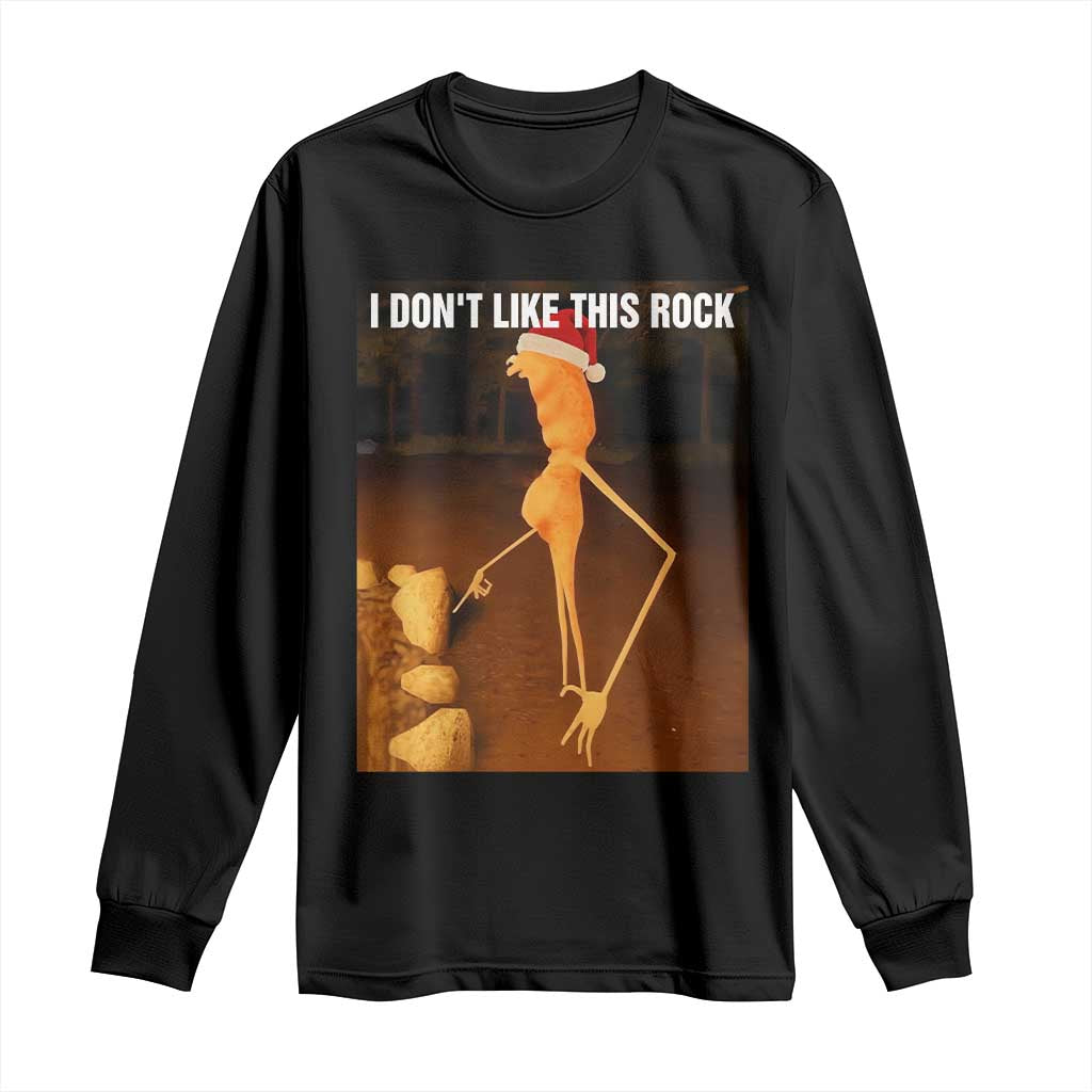 Marcus The Worm I Don't Like This Rock Long Sleeve Shirt TS10 Black Print Your Wear