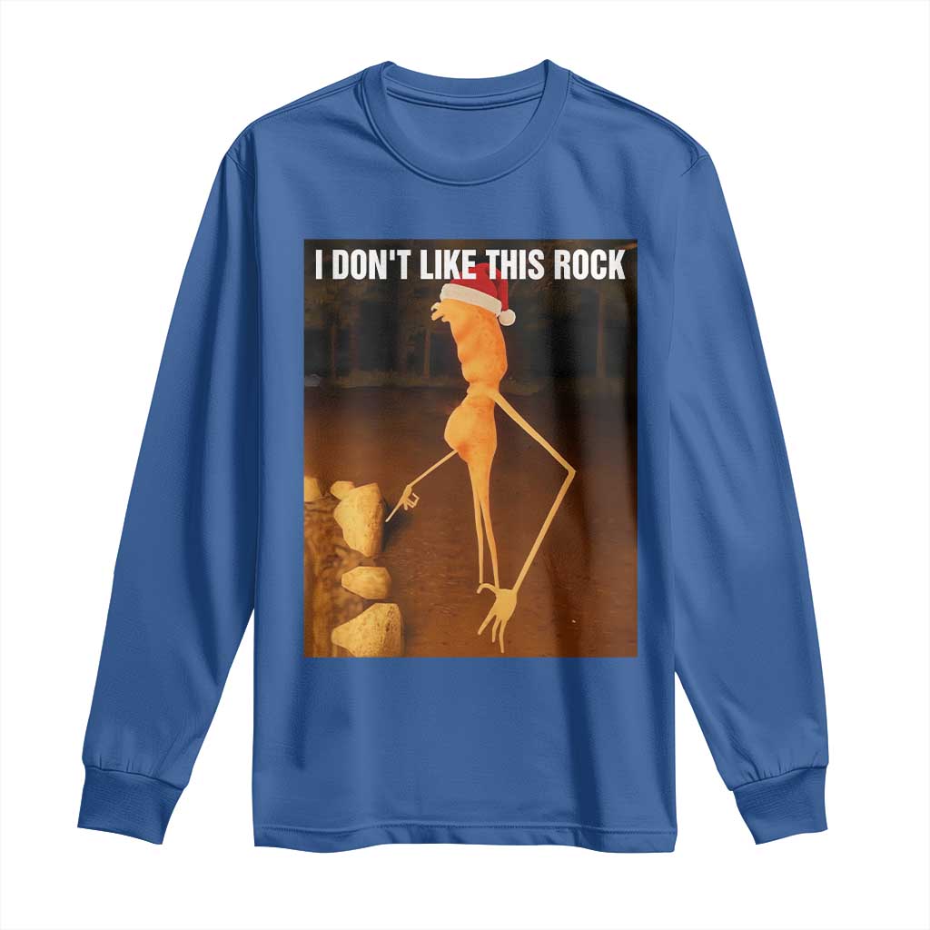 Marcus The Worm I Don't Like This Rock Long Sleeve Shirt TS10 Royal Blue Print Your Wear