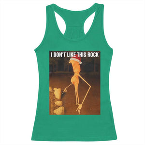 Marcus The Worm I Don't Like This Rock Racerback Tank Top TS10 Irish Green Print Your Wear