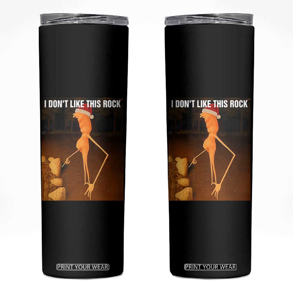 Marcus The Worm I Don't Like This Rock Skinny Tumbler TS10 Black Print Your Wear