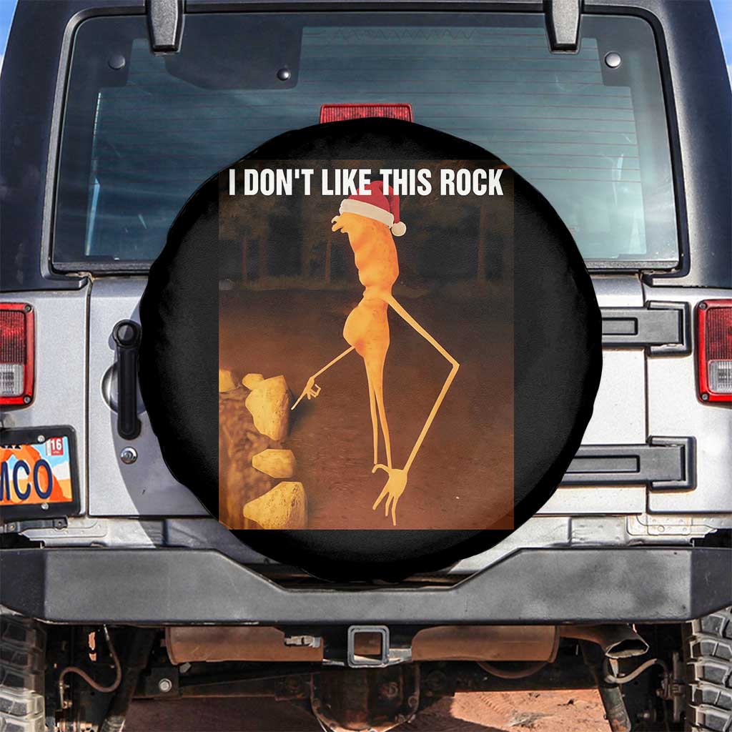 Marcus The Worm I Don't Like This Rock Spare Tire Cover TS10 No hole Black Print Your Wear